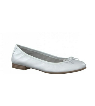 Tamaris ballerinas \u0026 instappers wit - Damesschoenen.nl